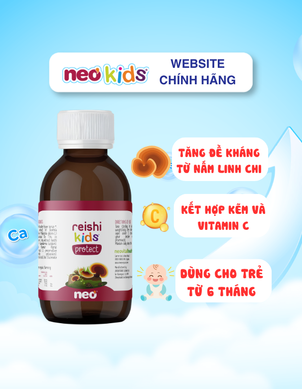 TPBVSK Reishi Kids Protect - Hỗ trợ tăng Đề Kháng cho bé