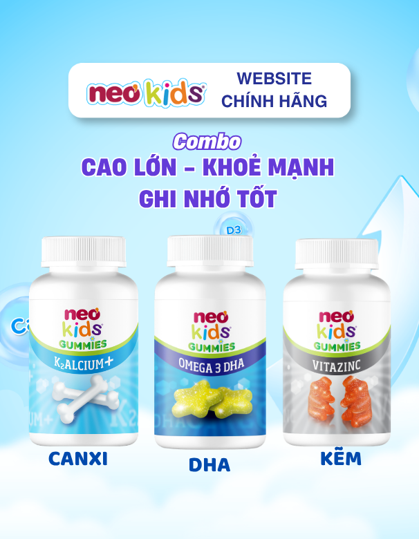 TPBVSK Gummies Neokids - Trọn bộ dưỡng chất chuẩn châu Âu cho bé phát triển
