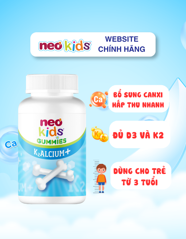 TPBVSK Gummies Neokids - Trọn bộ dưỡng chất chuẩn châu Âu cho bé phát triển - MS: 3